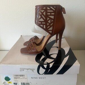 Nine West Women’s Brown Leather Heels Size 5.5